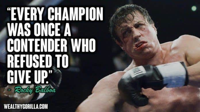 17 Most Inspirational Rocky Balboa Quotes & Speeches | Wealthy Gorilla