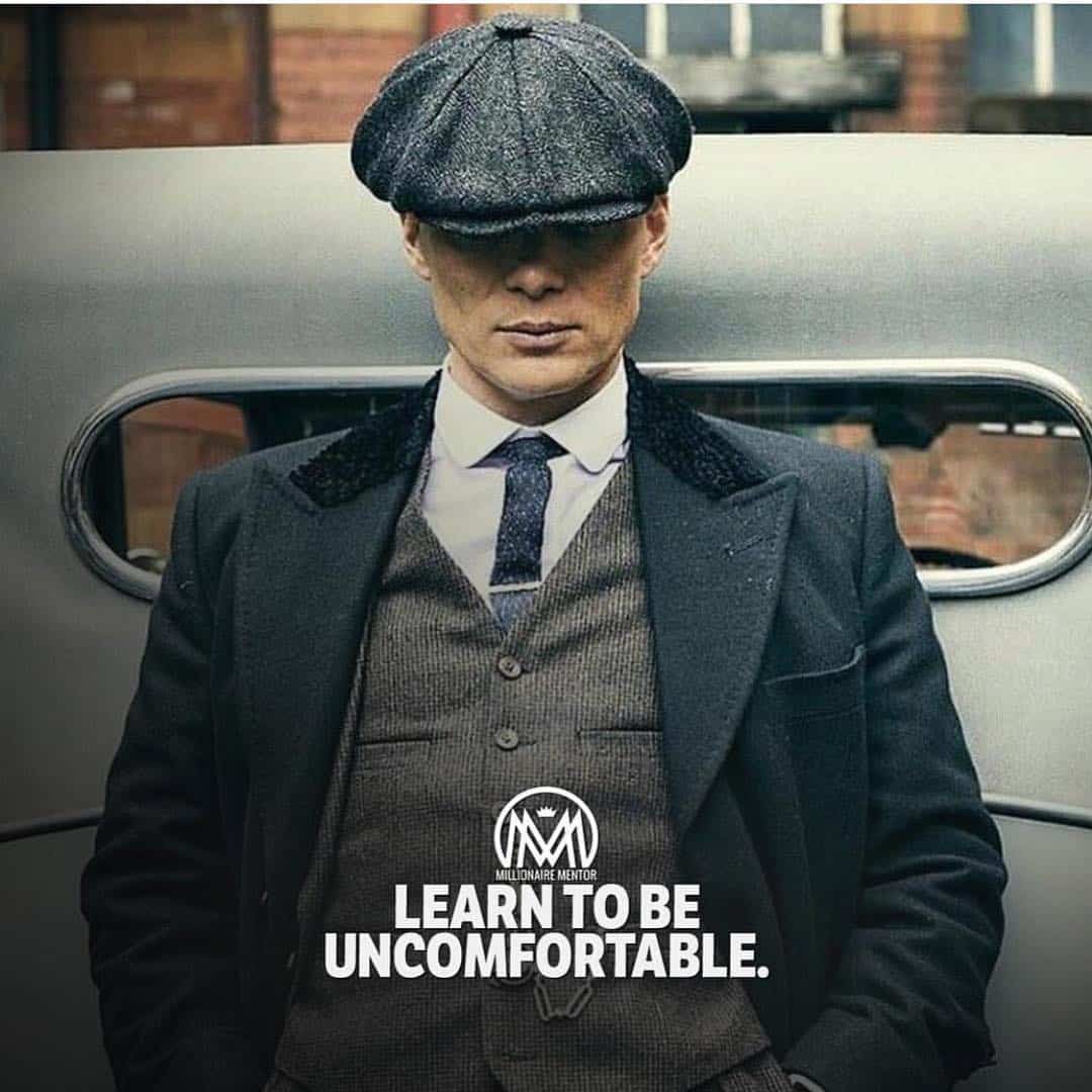 “Learn to be uncomfortable.” - quote