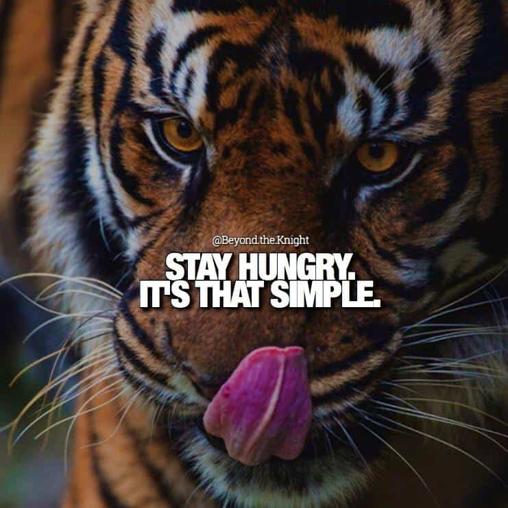 “Stay hungry. It’s that simple.” - quote