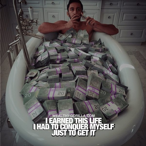“I earned this life. I had to conquer myself just to get it.” - quote