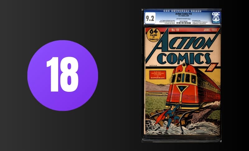 Most Expensive Comic Books - Action Comics #10