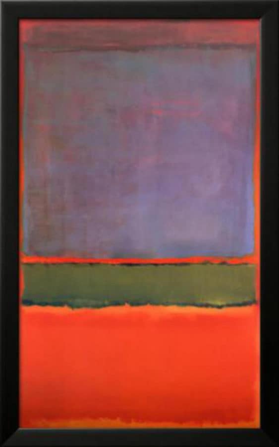 Most Expensive Paintings - No. 6 (Violet, Green and Red) - Mark Rothko