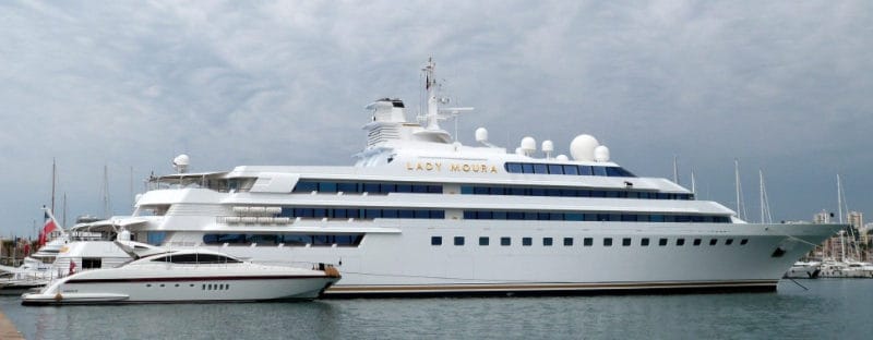 Most Expensive Yachts - Lady Moura