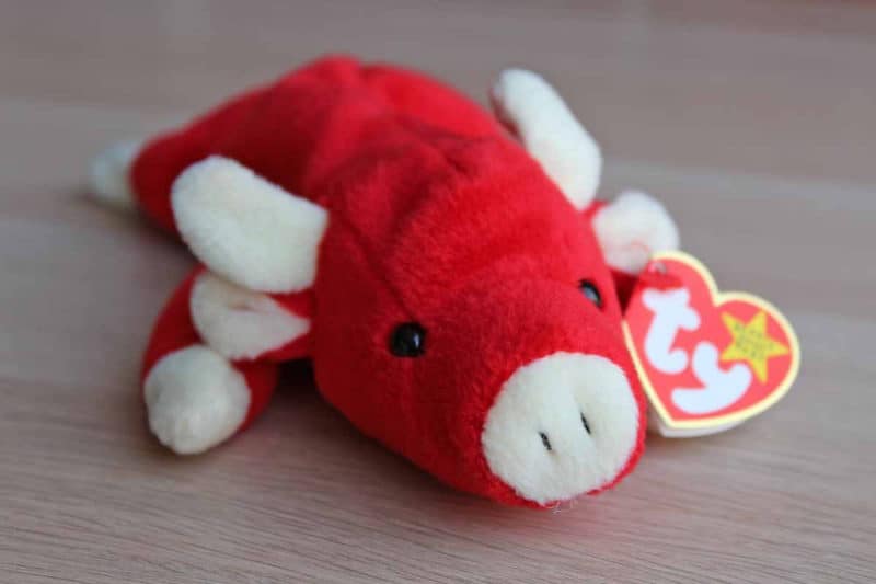 Most Expensive Beanie Babies - Snort the Red Bull