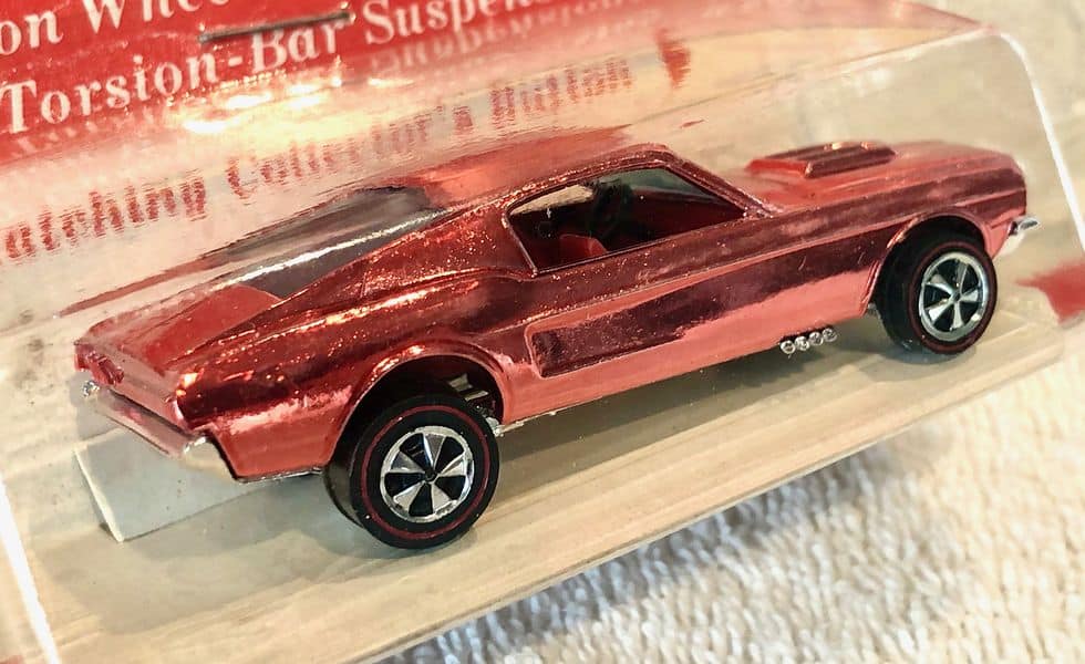 Most Expensive Hot Wheels - 1968 Over Chrome Mustang