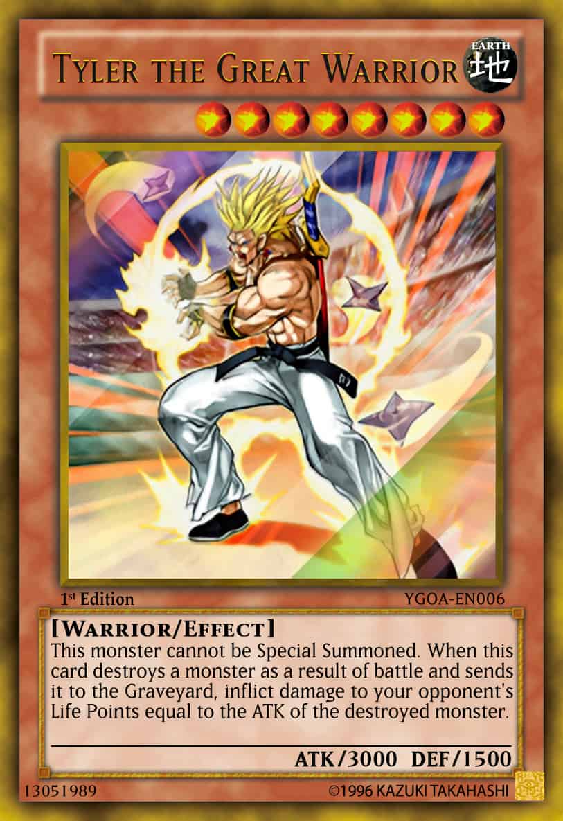 Most Expensive Yu Gi Oh! Cards - Tyler The Great Warrior