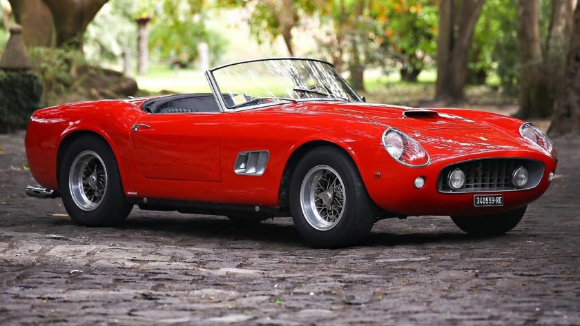 Most Expensive Ferraris - 1961 Ferrari 250 GT SWB California Spider