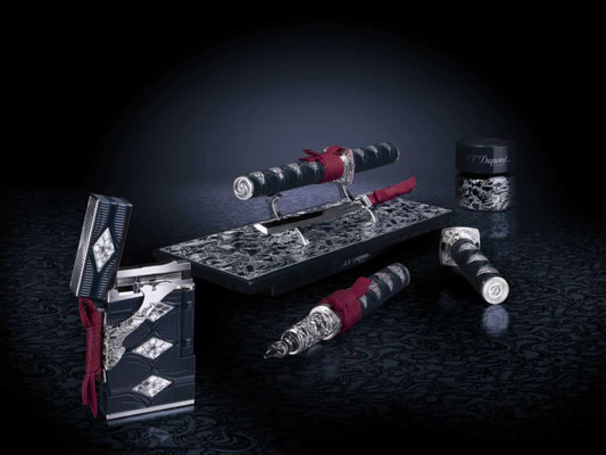 Most Expensive Pens - Samurai Prestige Lighter and Pen Set by S.T. Dupont — $66,000