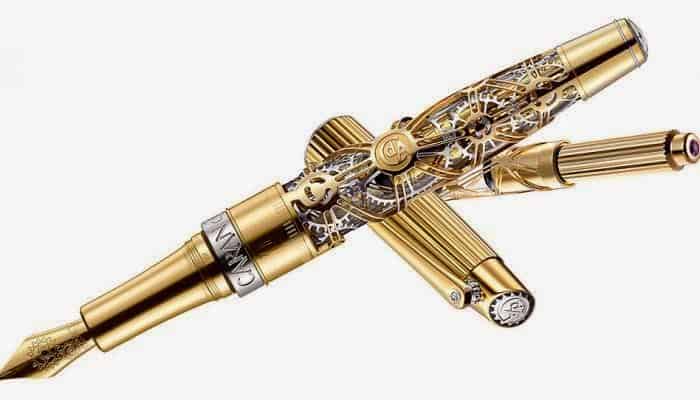 Most Expensive Pens - The Caran d’Ache “1010″ Fountain Pen — $19,000
