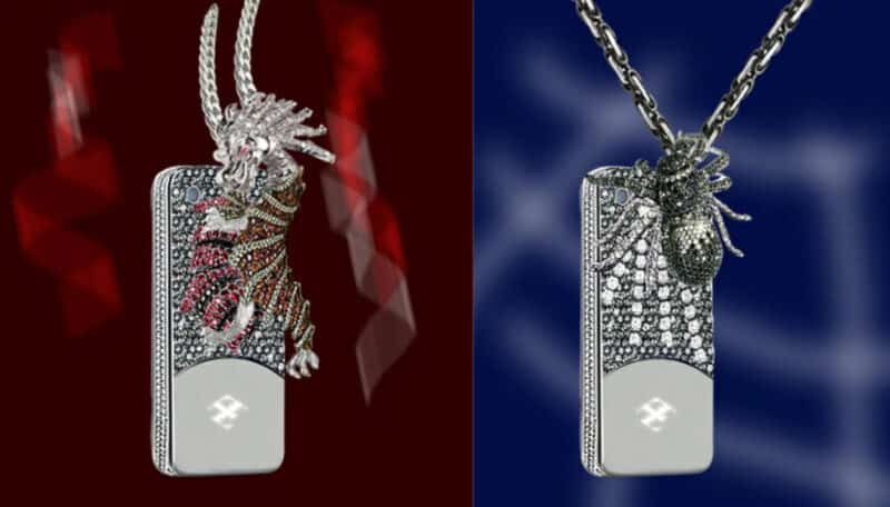 Most Expensive iPhone Cases in the World - Anita Mai Tan Dragon and Spider