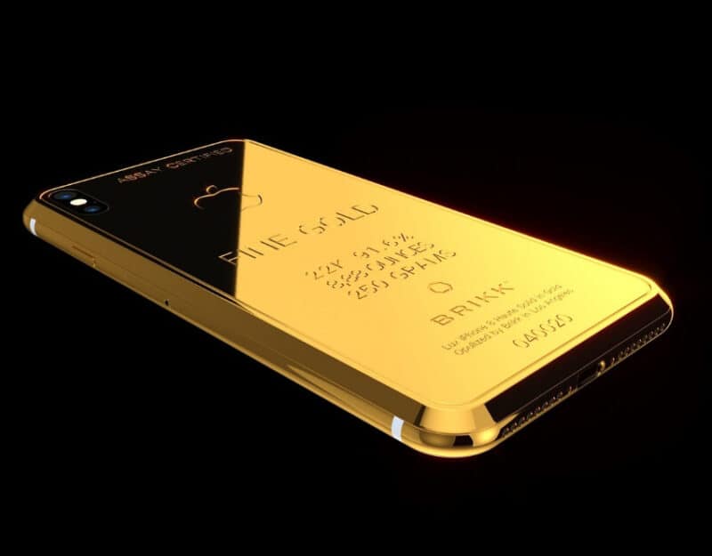 Most Expensive iPhone Cases in the World - Lux iPhone X Ingot 250